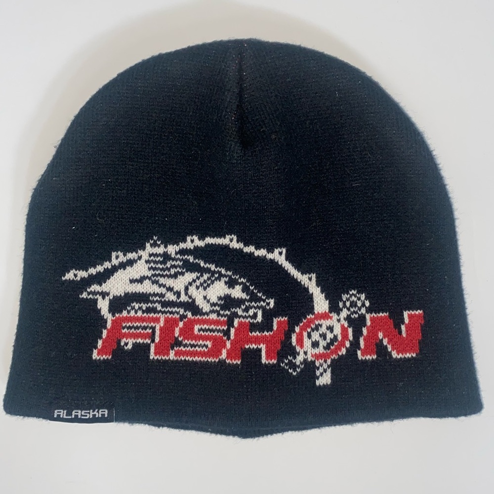 small alaska "fish on" hat